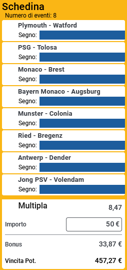 pronostici di oggi