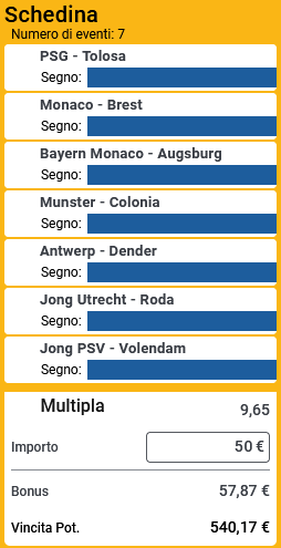 pronostici di oggi