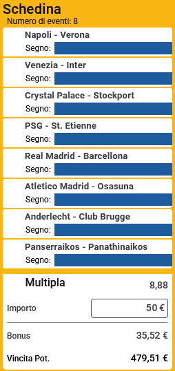 pronostici di oggi