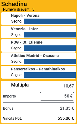 pronostici di oggi