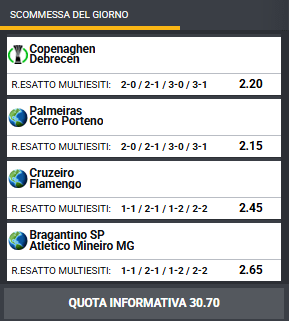 pronostici di oggi