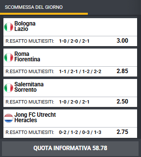 pronostici di oggi