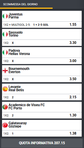 pronostici di oggi