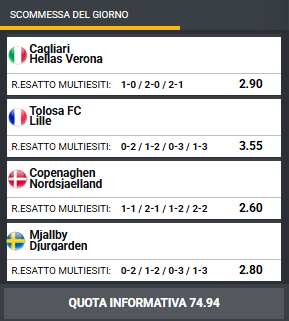 pronostici di oggi